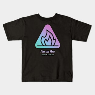 I'M ON FIRE (Dark) Kids T-Shirt